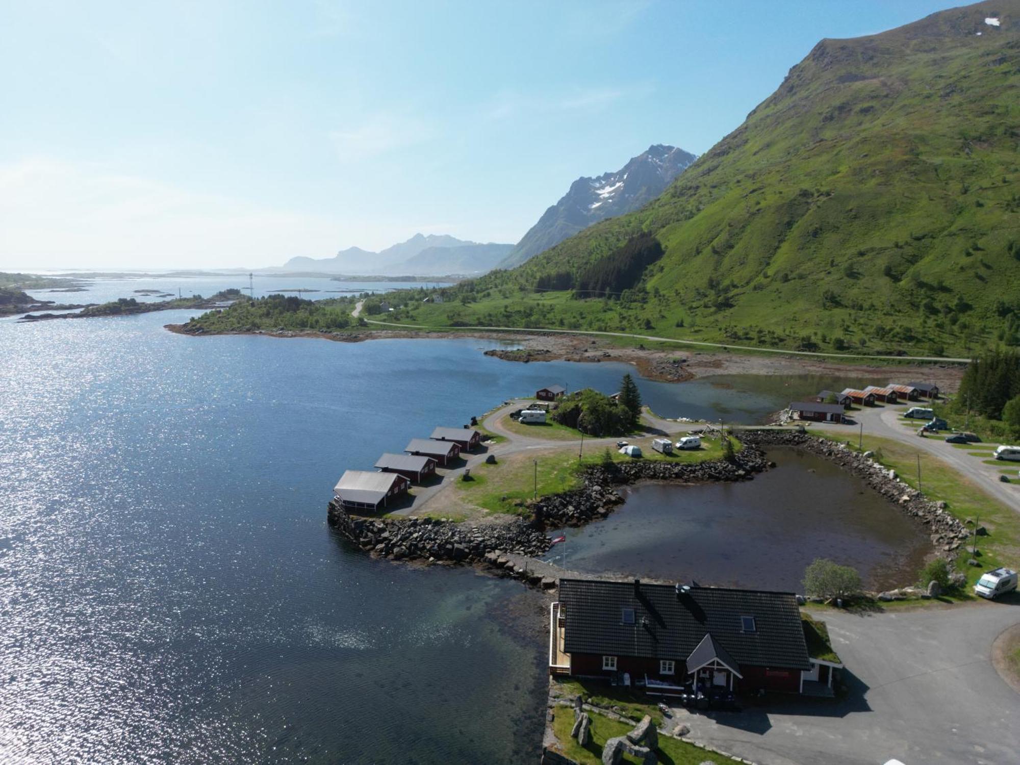 Brustranda Fjordcamping Valberg Ngoại thất bức ảnh